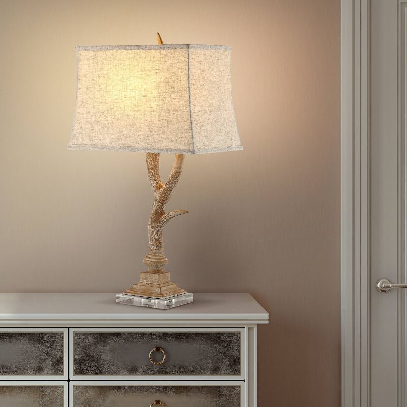 29.5" Antler Rustic Resin/Crystal LED Table Lamp (Includes LED Light Bulb) - JONATHAN Y, 6 of 10