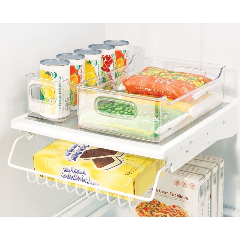 mDesign Kitchen Plastic Storage Organizer Bin, Open Dip Front and Handles, 5 of 9