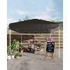 10x10 Heavy Duty Pop Up Canopy- Outdoor Canopy Tent with Portable Bag - 3 Adjustable Height, 4 Weight Bags, 8 Stakes & 4 Guy Ropes Included - 2 of 4