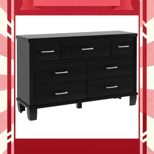 Garvee Sophisticated 7 Drawer Dresser – 51" Wide Wooden Storage Chest with Metal Handles, Ideal for Organizing Your Bedroom - 1 of 4