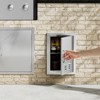 VEVOR BBQ Access Door, 14W x 20H Inch Single Outdoor Kitchen Door, Stainless Steel Flush Mount Door, Wall Vertical Door with Handle and vents - 2 of 4
