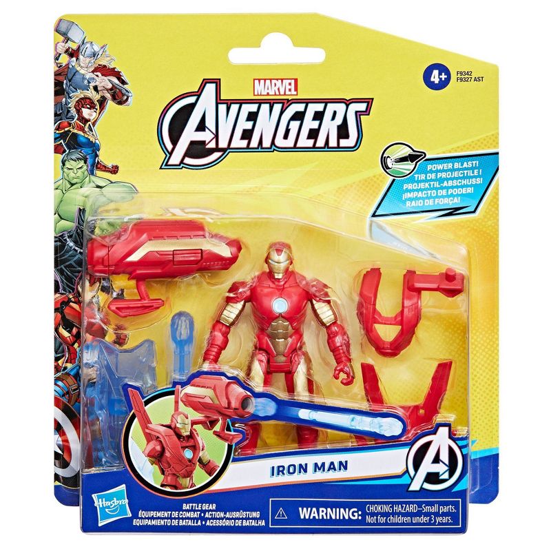 Marvel Avengers Iron Man 4&#34; Battle Gear Action Figure, 3 of 11