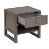 Nightstand, Side Table, Mid Century Modern Nightstand, Solid Wooden Bedside Table With Drawer, Opening Storage Space - 4 of 4