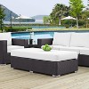 Modway Convene Outdoor Patio Fabric Rectangle Ottoman - 3 of 4
