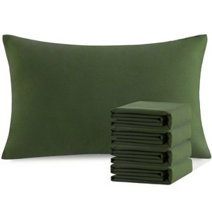 Brushed Microfiber Pillowcases, Super Soft Pillowcases with Envelope Closure - NTBAY - 1 of 4