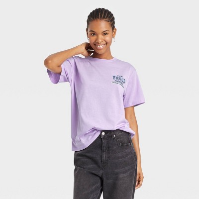 Women's Disney The Proud Family Short Sleeve Graphic T-Shirt - Light Purple