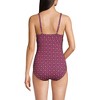 Lands' End Womens Chlorine Resistant V-Neck Hardware One Piece Swimsuit - 2 of 4