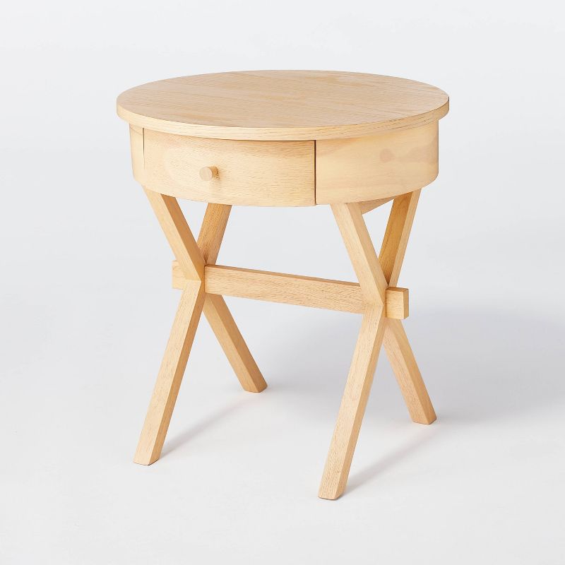 Wasatch Side Table with Drawer Light Natural - Threshold™ designed with Studio McGee, 1 of 7