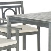 Montclair 5 Pc Dining Set - Outdoor - PAT6721 - Safavieh - 4 of 4