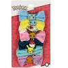 Pokemon Velvet Character Hair Accessories Bows Alligator Hair Clips For Women or Girls 7 Pcs Multicoloured - 3 of 3