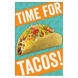 Trends International Time for Tacos! Framed Wall Poster Prints - 1 of 4