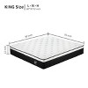 King Size Black Medium Firm Hybrid Mattress, Memory Foam Knitted Cover & Pocket Springs, CertiPUR-US Certified-Coolbibila - 4 of 4