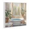 Stupell Industries Cozy Bathtub with Plants Wall Plaque Art, 12" x 12" - 2 of 4