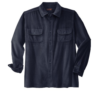 KingSize Men's Big & Tall Long-Sleeve Corduroy Shirt