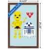 Trends International Star Wars: Saga - Droids Hearts Framed Wall Poster Prints - 3 of 4