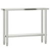 vidaXL Kitchen Work Table 43.3"x11.8"x33.5" Stainless Steel - 2 of 4