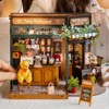 Robotime 3D Puzzles Miniature House Kit Tipsy Restaurant DIY Birthday Gifts Valentine's Day Birthday Gifts, Multicolored, 2.72"*2.72"*5.71" - 4 of 4