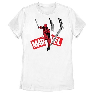 Women's Marvel: Deadpool & Wolverine Logo Slice T-Shirt - 1 of 4