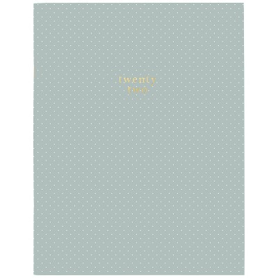 2022 Planner Large Monthly Stitched Green Stripe - Sugar Paper Essentials