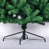 Green Artificial Spruce-Style Christmas Tree with PVC Branches, Full Fluffy Appearance, Foldable Metal Stand, Unlit, Easy Assembly and Storage - 4 of 4