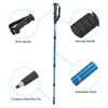 Unique Bargains Collapsible T Handle Hiking Trekking Pole with Mud Basket 21-43 Inch - 4 of 4