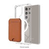 SaharaCase Venture Wallet Case for Galaxy S25 Ultra Shock Absorbing Clear/Desert Brown (CP00775) - 3 of 4