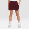 Champion Girls' Fleece Shorts with Taping - 3 of 4
