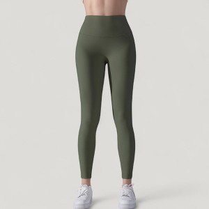 Anna-Kaci Active Women's High Waist Seamless Full Length Leggings with Wide Waistband - 1 of 4