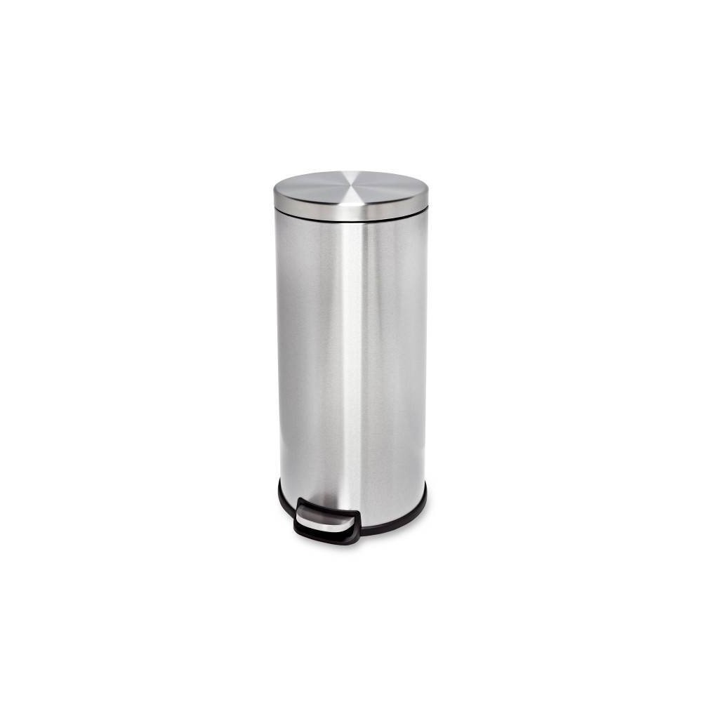 Photos - Waste Bin Honey-Can-Do 30L Round Step Can with Bucket