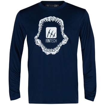 Fintech Cape Fear Sun Defender UV Long Sleeve T-Shirt - Dress Blues