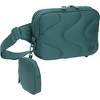 Joan & David Wave Puffer Quilted Nylon Passport Sling Bag - 2 of 4