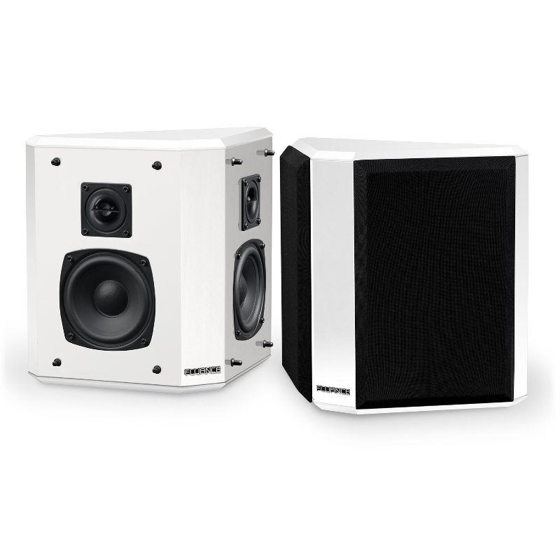 Fluance Elite High Definition 2-Way Bipolar Surround Speakers for Wide Dispersion Surround Sound, 1 of 9