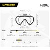 Cressi F-Dual Mask - Single Lens Frameless Scuba Mask for Good Visibility - 2 of 3