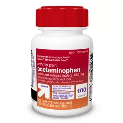 Acetaminophen Arthritis Pain Relief 650mg Extended Release Caplets - 100ct - up & up™