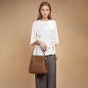Medium Hobo Purse for Women Bucket Shoulder Bag with Crossbody Strap - 3 of 4