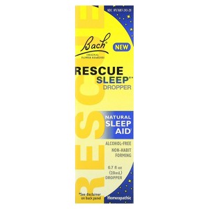 Bach Original Flower Remedies,  Rescue Sleep Dropper, Natural Sleep Aid, 0.7 fl oz (20 ml) - 1 of 4