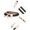 Unique Bargains Women's Metal Buckle Adjustable Thin High Waist Belt - 2 of 4