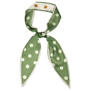 INSPIRE CHIC Women's Chic Polka Dot Skinny Bag Accessory Neckerchief Scarves Hair Band Ribbon - 1 of 4