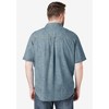 Boulder Creek by KingSize Men's Big & Tall Short Sleeve Denim And Twill Shirt - 3 of 4