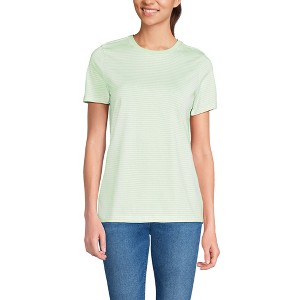 Lands' End Women's Relaxed Supima Cotton T-Shirt - 1 of 3