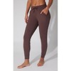 Yogalicious - Women's Polarlux Fleece Inside High Waist Jogger with Side Pockets and Drawstring - 2 of 3
