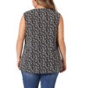 Agnes Orinda Women's Plus Size Spring Outfits Casual Floral Sleeveless Tank Tops - 4 of 4