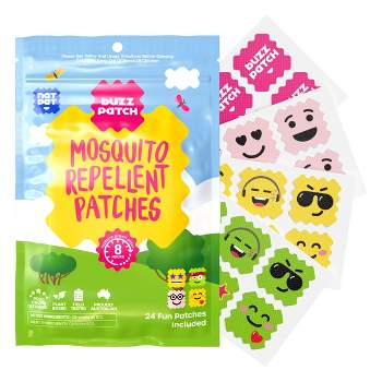 NATPAT 24ct Buzz Patch Mosquito Repellent Patches Personal Repellent