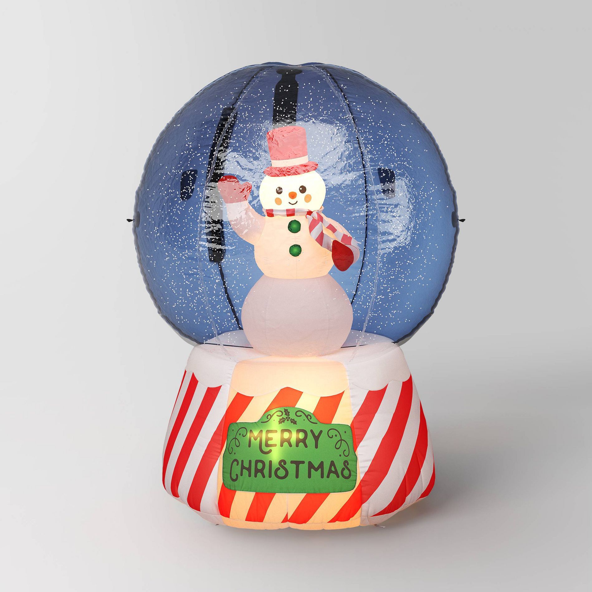 6' Christmas Indoor/Outdoor Lighted Inflatable Snow Globe - Wondershop™