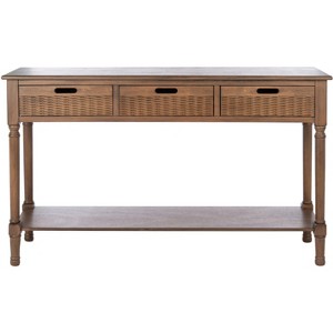 Landers 3 Drawer Console Table  - Safavieh - 1 of 4