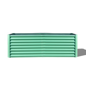 CLIHOME 6x3x2Ft Outdoor Galvanized Raised Garden Bed, Large Metal Garden Flowerpot Box - 1 of 4