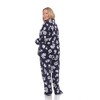 Plus Size Long Sleeve Floral Pajama Set - White Mark - 4 of 4