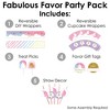 Big Dot of Happiness Rainbow Unicorn - Magical Unicorn Baby Shower or Birthday Party Favors and Cupcake Kit - Fabulous Favor Party Pack - 100 Pieces - 2 of 4