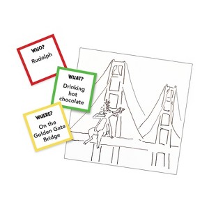 University Games Who What Where: The Party Drawing Game - Holiday Edition - 1 of 4