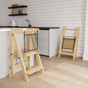 kz1000r1■コクヨ■ドイツ■カラーサ社■プライウッド■6脚セット■ HOMLUX Foldable Toddler Kitchen Step Stool, 3 Adjustable Height